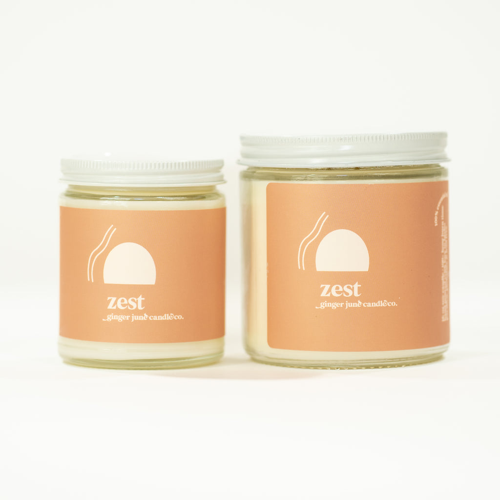 zest • contour collection • 100% essential oil soy candle
