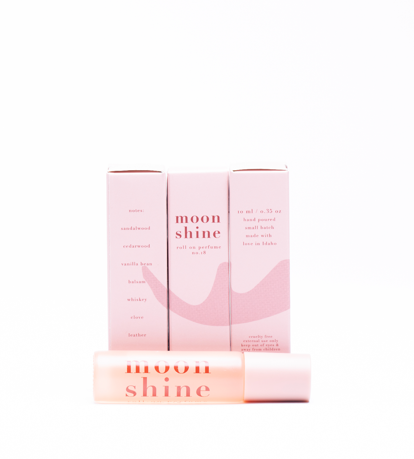 no. 18 moonshine • clean perfume • roll-on or eau de parfum