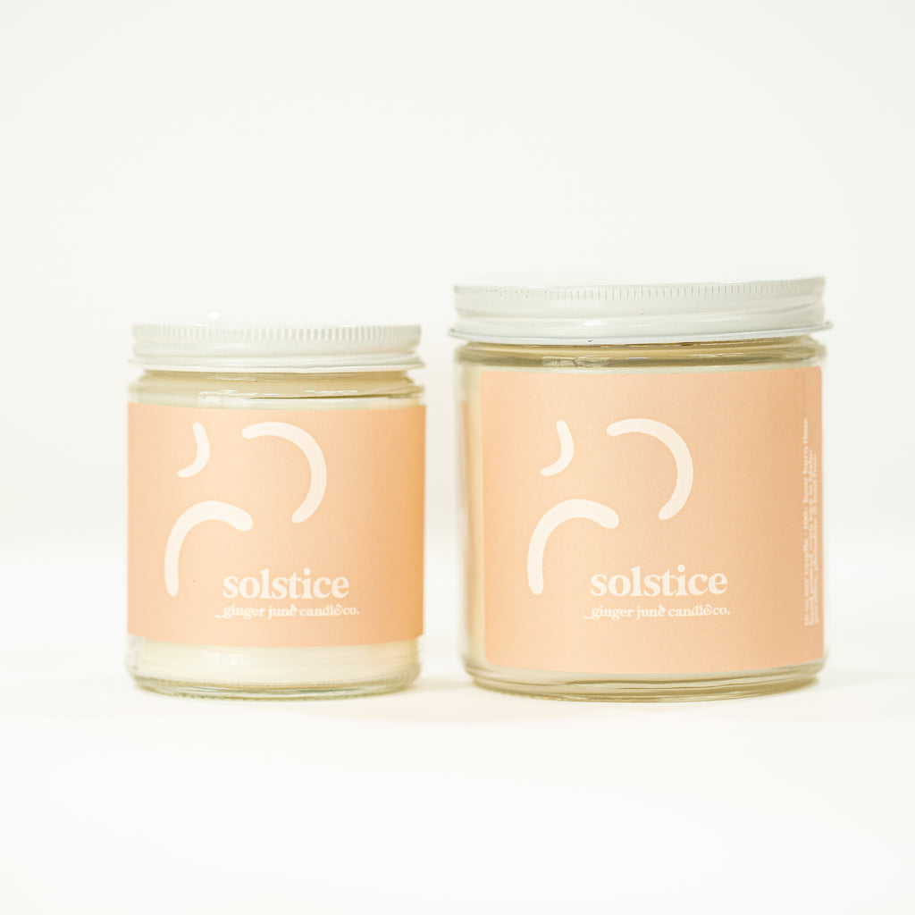 solstice • contour collection • soy candle