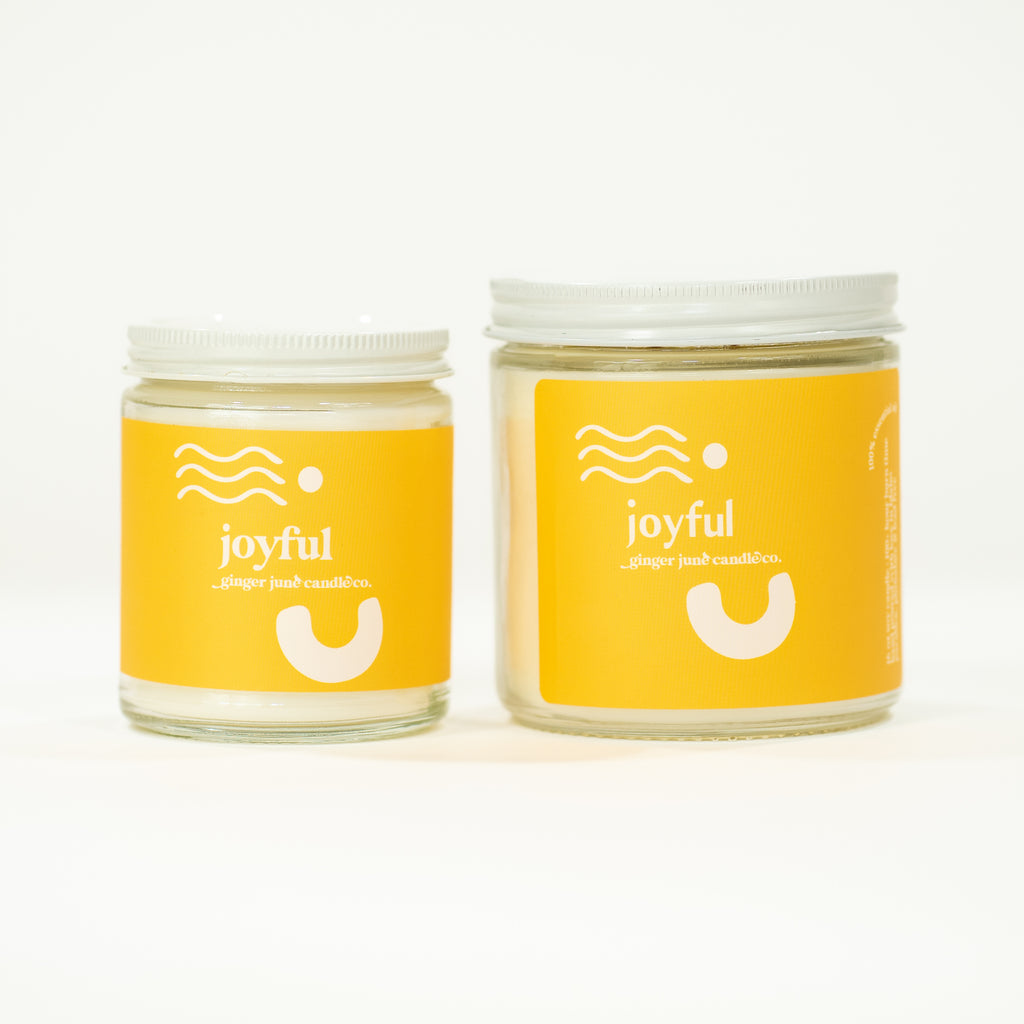 joyful • contour collection • 100% essential oil soy candle
