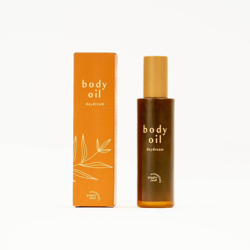 body oil • 3 essential blends • 100% natural, nothing synthetic • 3.4 oz