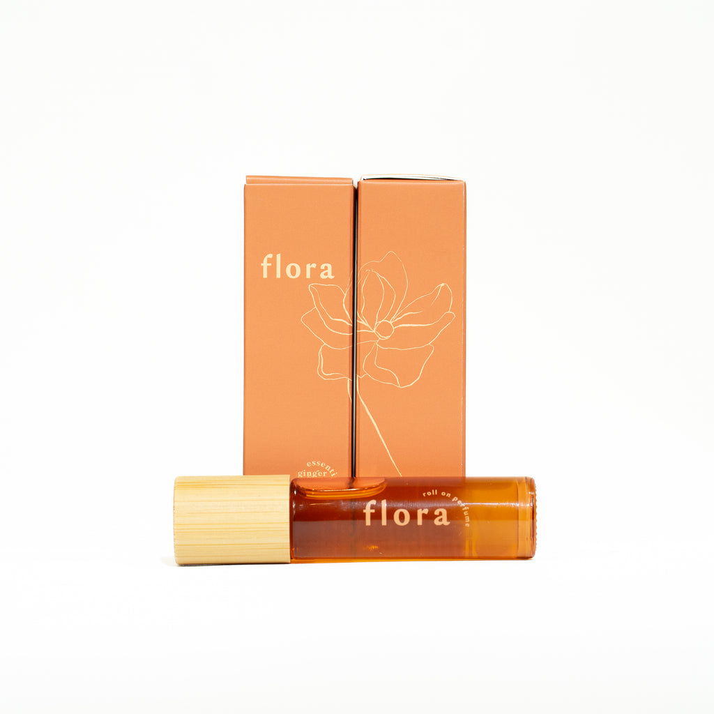 roll on perfume - FLORA - 100% essential oil blend