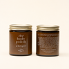 THE body polish • WHISPER • 100% natural, nothing synthetic • 6 oz glass jar