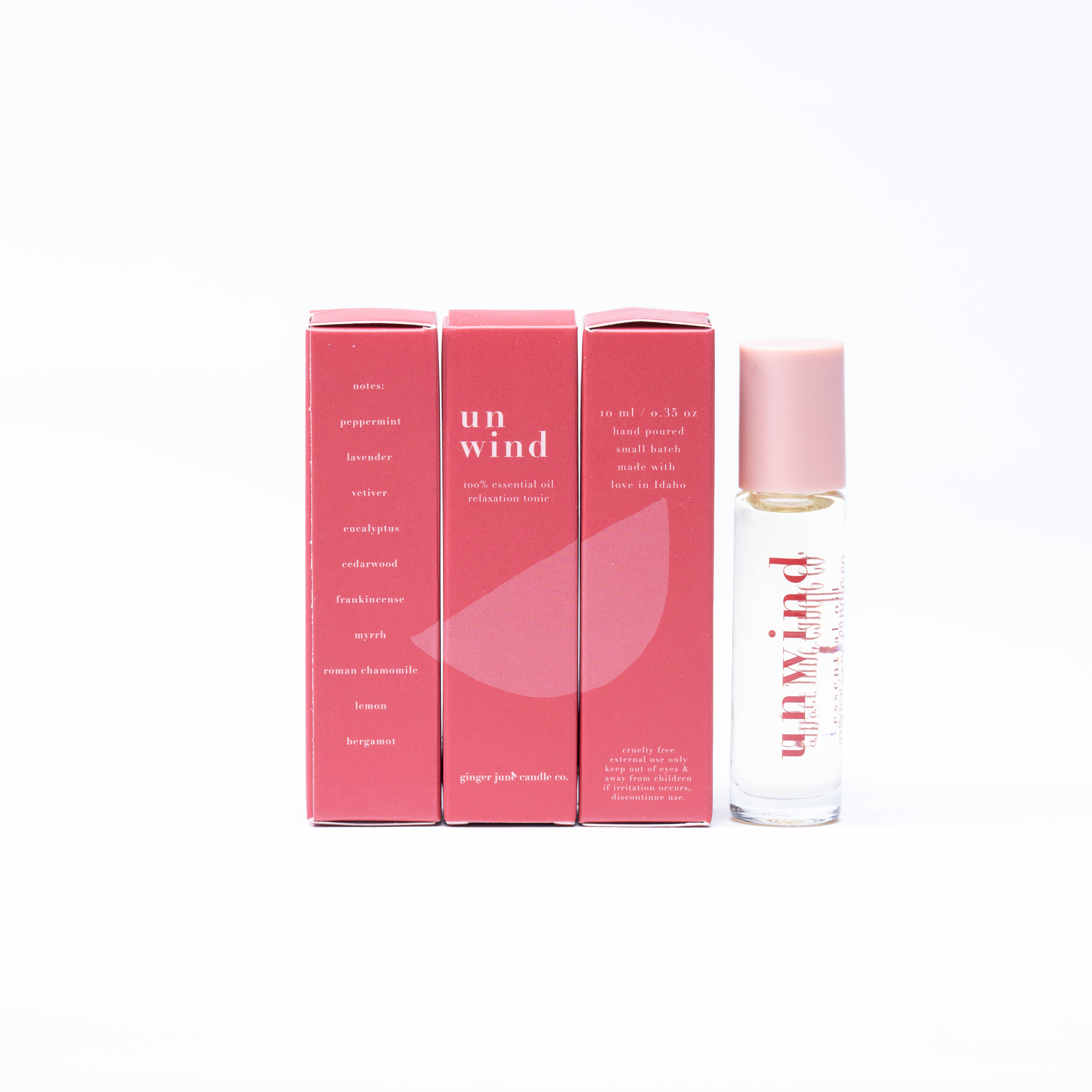 UNWIND • relaxation tonic + perfume – Ginger June Candle Co.