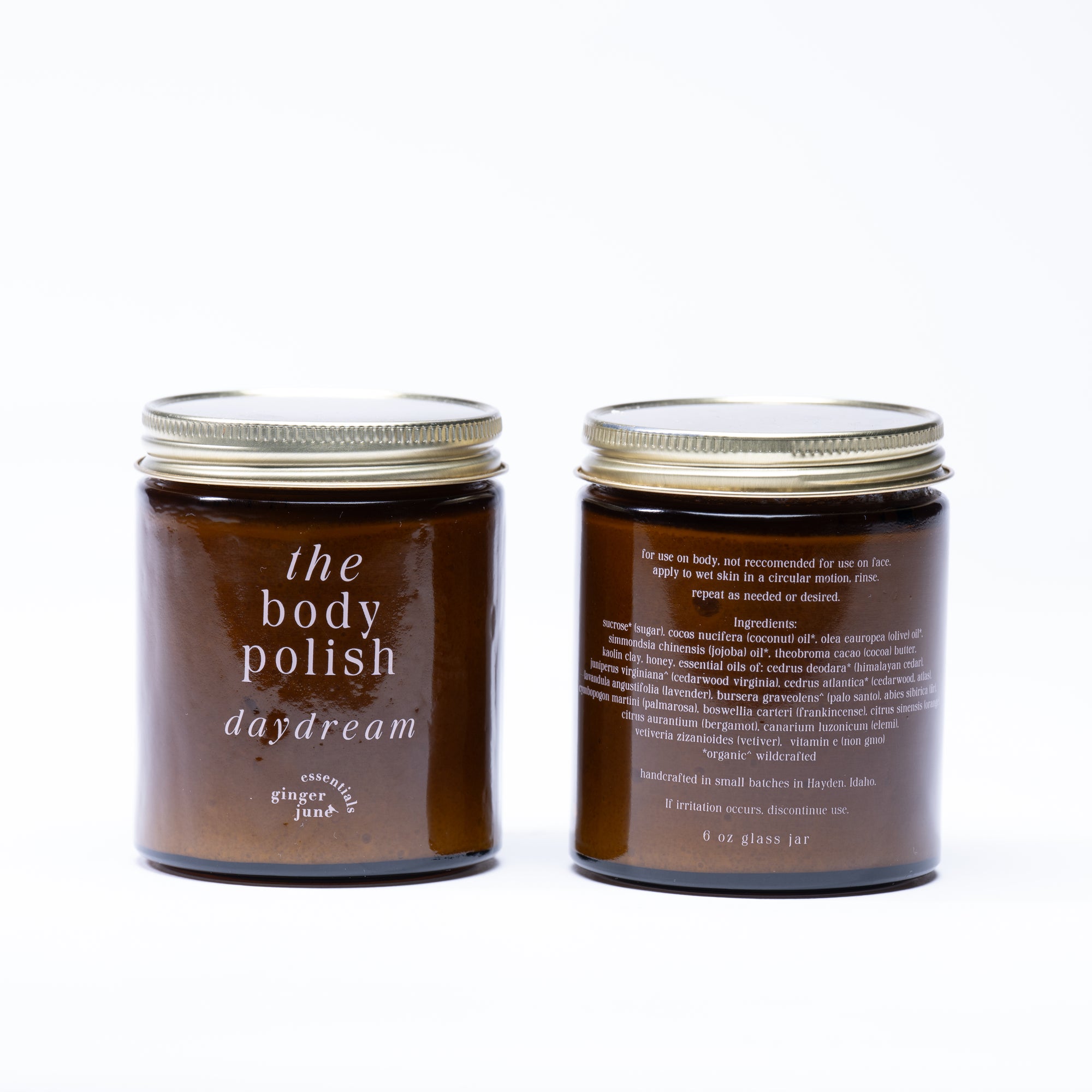 THE body polish • DAYDREAM • 100% natural, nothing synthetic • 6 oz glass jar