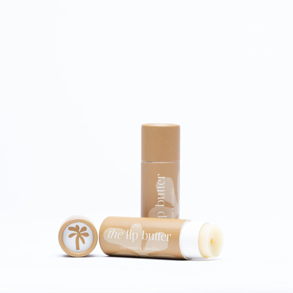 THE lip butter • Coconut Vanilla • enhanced with olive squalane