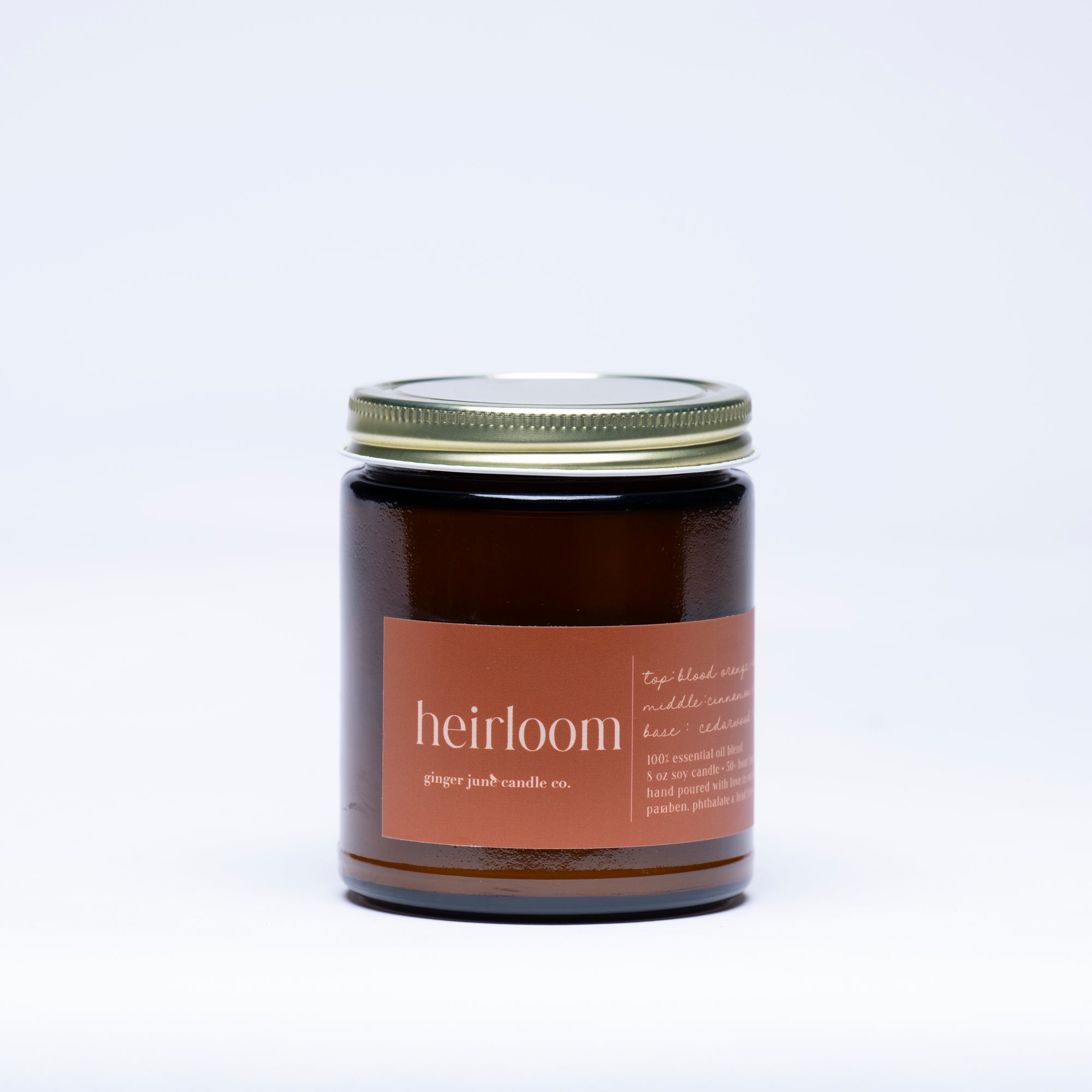 HEIRLOOM • minimal collection • 100% EO 8 oz soy candle