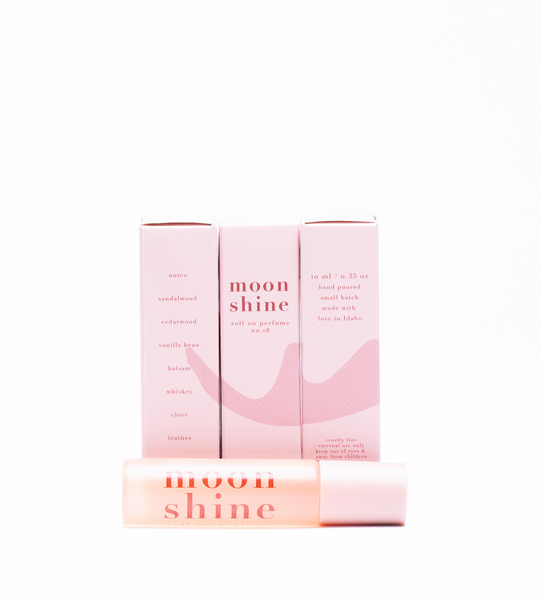 no. 18 moonshine • clean perfume • roll-on or eau de parfum