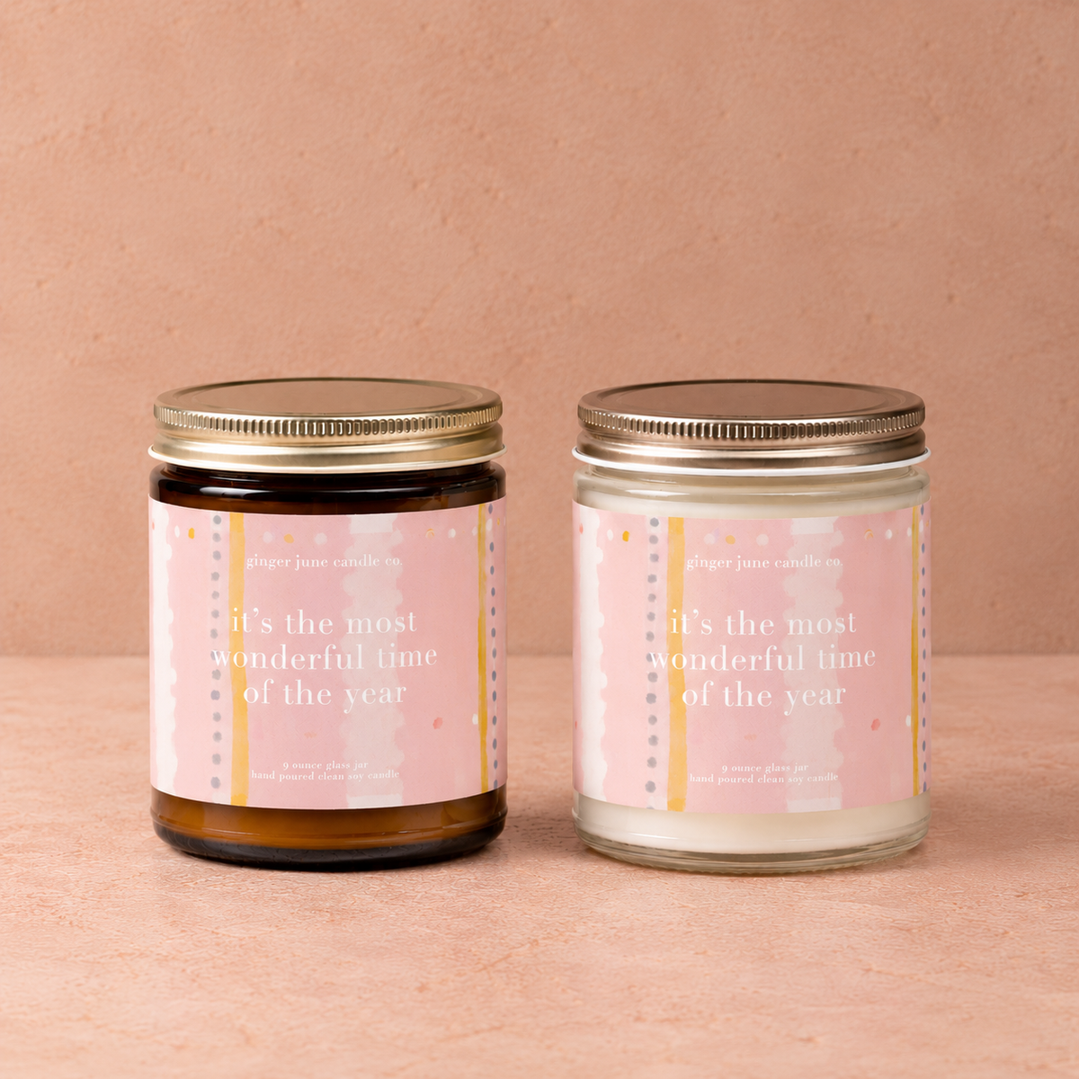 it's the most wonderful time of the year • candle