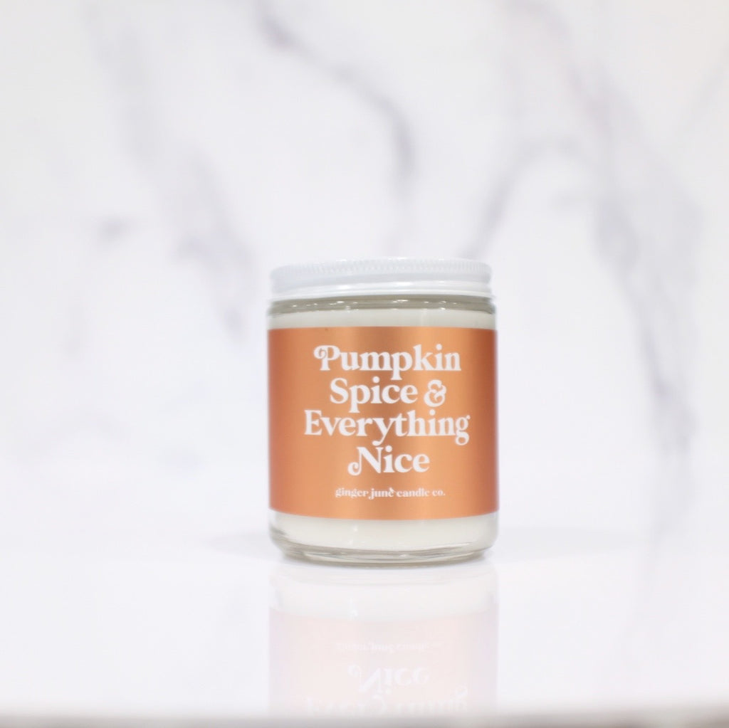 pumpkin spice and everything nice • non toxic soy candle