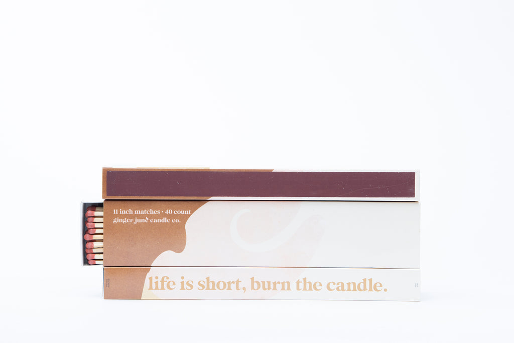 LIFE'S SHORT, BURN THE CANDLE. - 40 strike XL matches