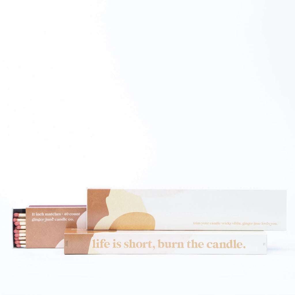 LIFE'S SHORT, BURN THE CANDLE. - 40 strike XL matches