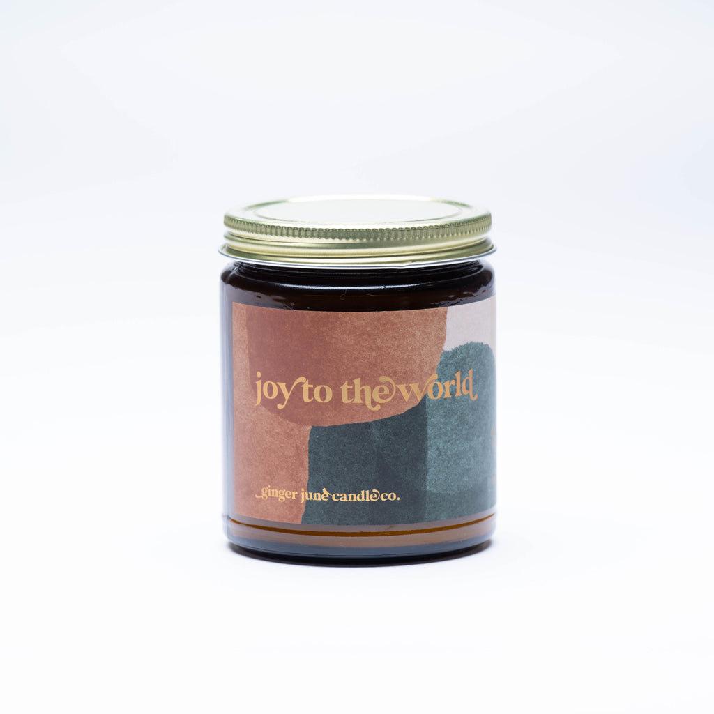 JOY TO THE WORLD • 100% essential oil soy candle • holiday