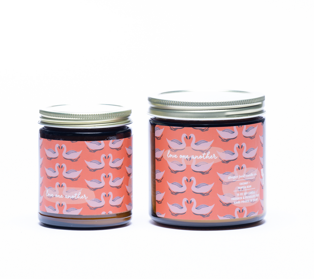 LOVE ONE ANOTHER • spring renewal collection • non toxic soy candle