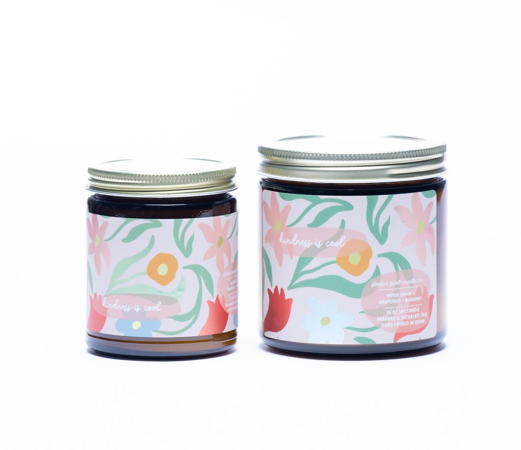 KINDNESS IS COOL • spring renewal collection • non toxic soy candle