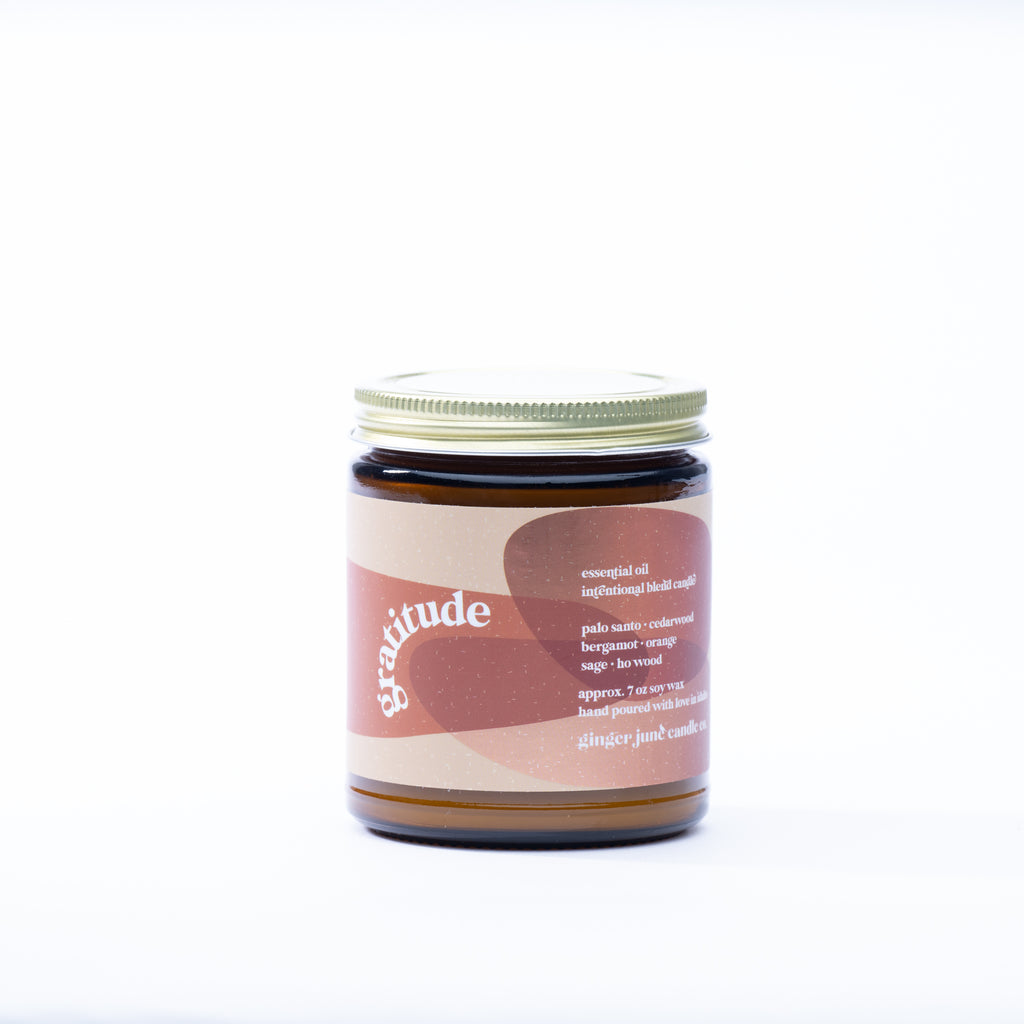 GRATITUDE • 100% essential oil soy candle