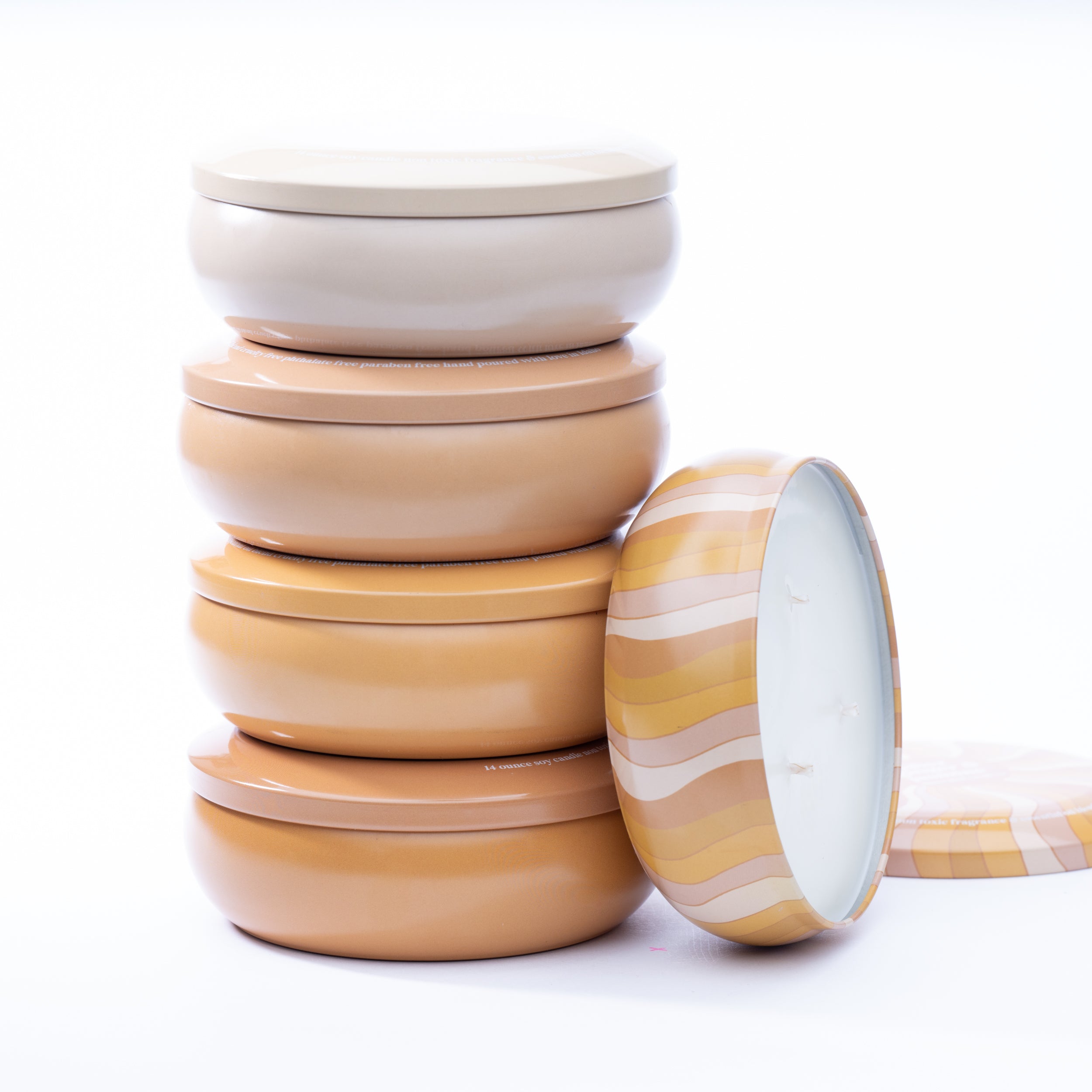 nude tin: coconut sandalwood + cedar 14 oz candle – Ginger June