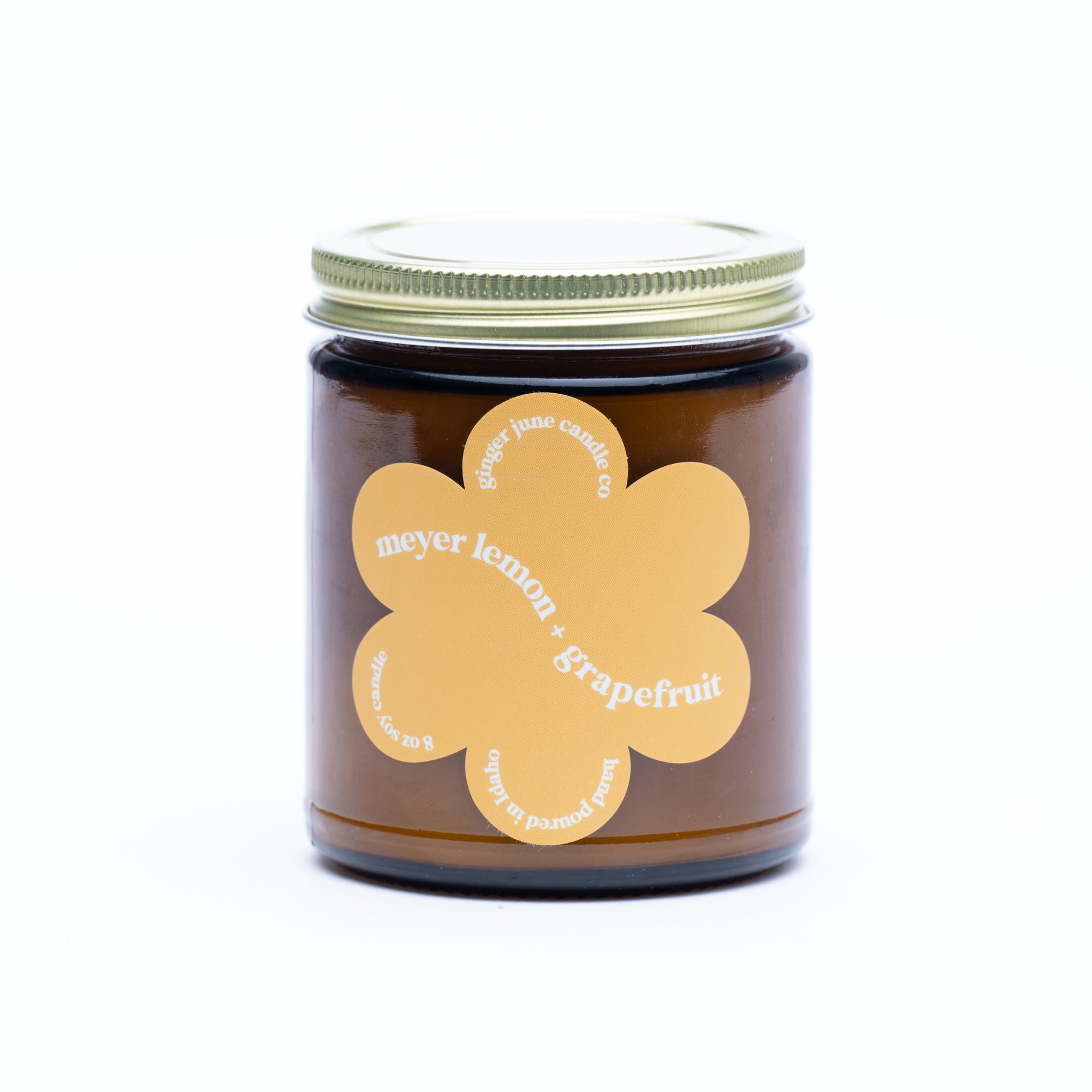 meyer lemon + grapefruit • daisy collection • 9 oz soy candle