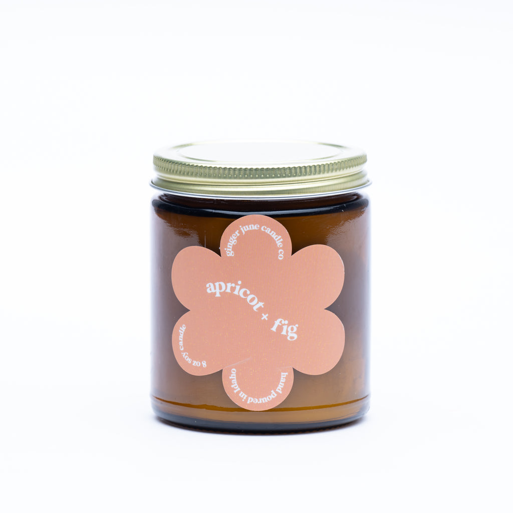 apricot fig • daisy collection • 9 oz soy candle