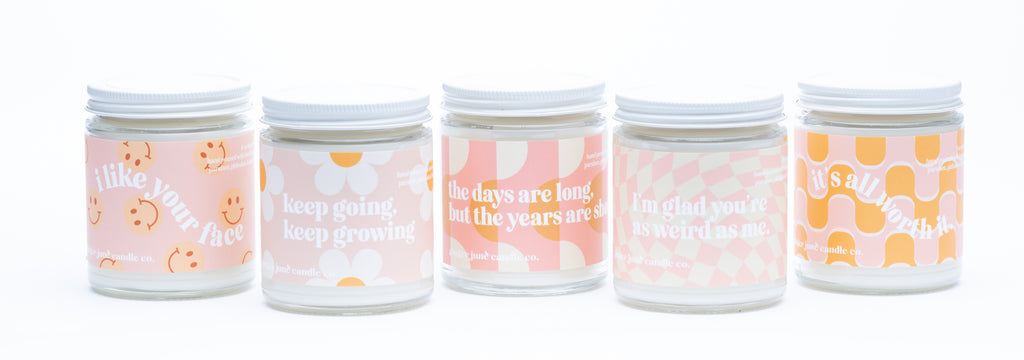 keep going, keep growing • soy candle no