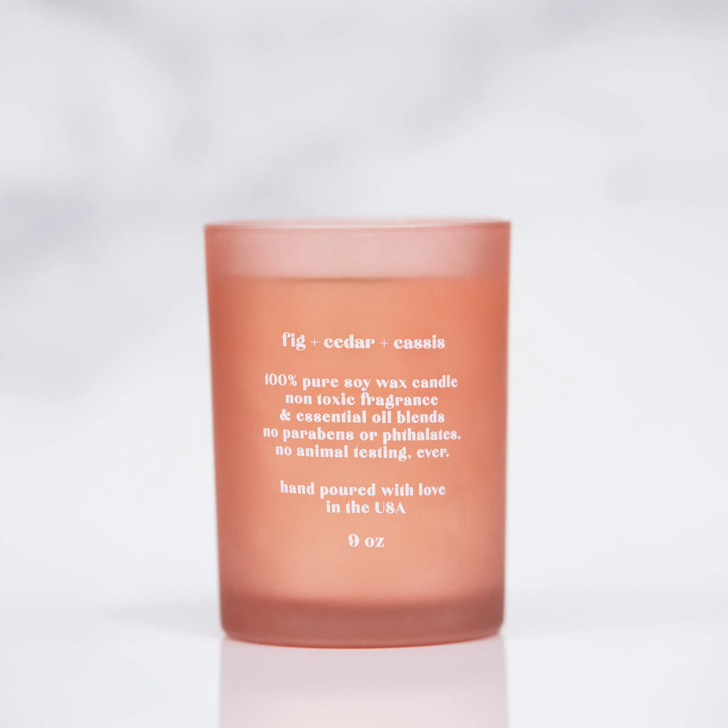 BABY ITS COLD OUTSIDE • berry tumbler • fig + cedar + cassis