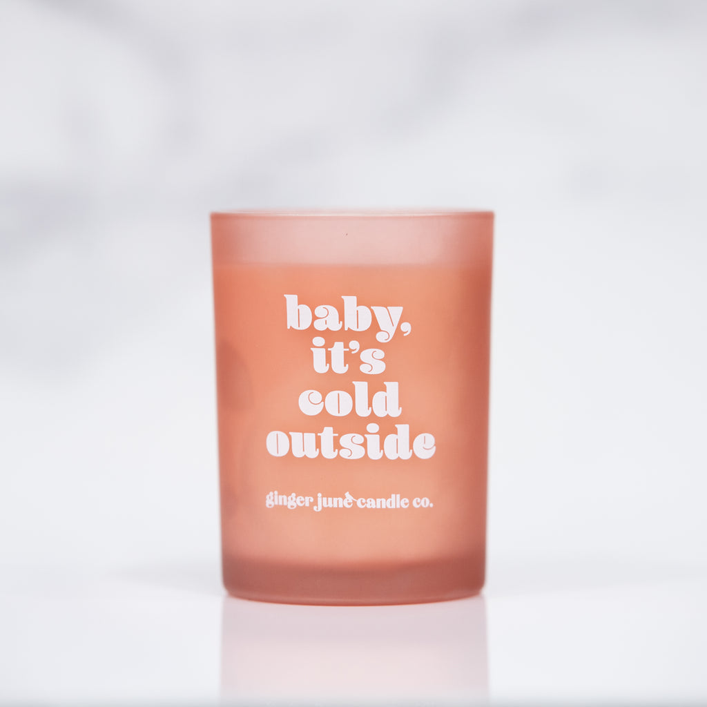 BABY ITS COLD OUTSIDE • berry tumbler • fig + cedar + cassis